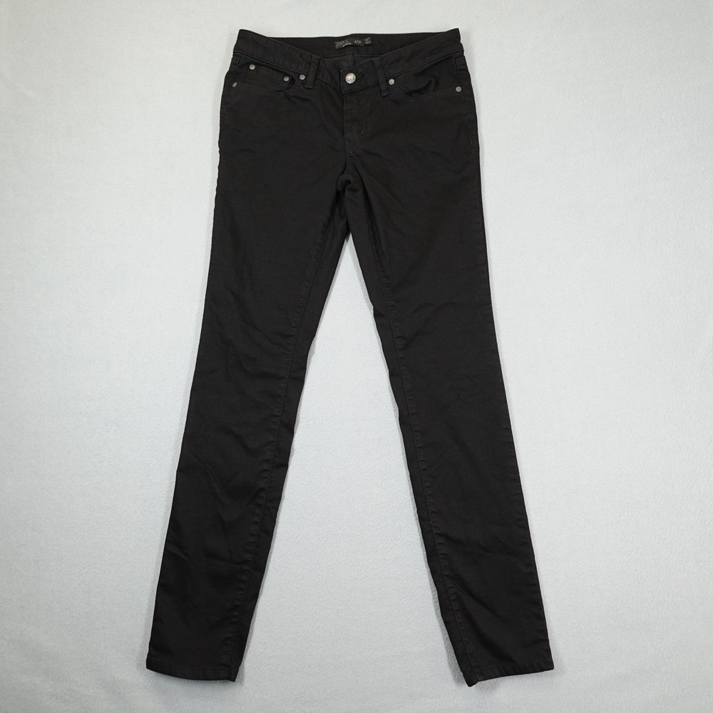 Prana Pants Womens 4/27 Black Kara Skinny Stretch Organic Cotton Outdoor Casual